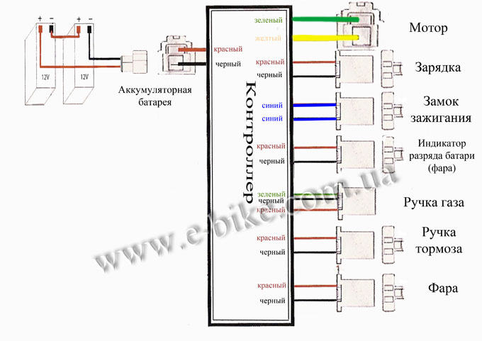 Контроллер для велосипеда 36v 500w схема Контроллер для велосипеда 36v 500w схема