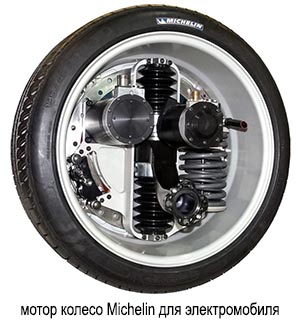 мотор-колесо  Mishelin для автомобиля